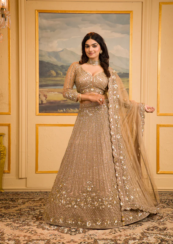 Mehendi Special Lehenga Set
